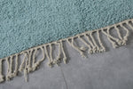 Elegant Sky Blue Moroccan Rug in Custom Sizes