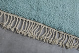 Elegant Sky Blue Moroccan Rug in Custom Sizes