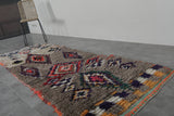 Moroccan Berber Rug 2.9 x 8.1 ft | Multicolor Geometric Handwoven Runner