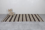 Flatwoven Runner berber moroccan rug 4.9 FT X 9.9 FT