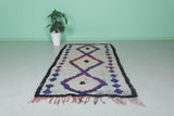 Small Vintage Moroccan Berber Rug | 3.9 FT X 7.9 FT