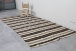 Flatwoven Runner berber moroccan rug 4.9 FT X 9.9 FT
