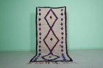 Small Vintage Moroccan Berber Rug | 3.9 FT X 7.9 FT