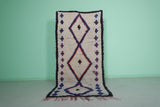 Small Vintage Moroccan Berber Rug | 3.9 FT X 7.9 FT