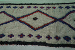 Small Vintage Moroccan Berber Rug | 3.9 FT X 7.9 FT