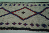 Small Vintage Moroccan Berber Rug | 3.9 FT X 7.9 FT