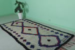 Small Vintage Moroccan Berber Rug | 3.9 FT X 7.9 FT