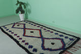 Small Vintage Moroccan Berber Rug | 3.9 FT X 7.9 FT