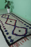 Small Vintage Moroccan Berber Rug | 3.9 FT X 7.9 FT