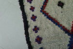 Small Vintage Moroccan Berber Rug | 3.9 FT X 7.9 FT