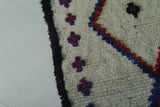 Small Vintage Moroccan Berber Rug | 3.9 FT X 7.9 FT