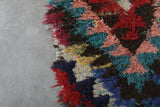 Moroccan Berber Rug – 2.3 x 4.3 ft | Handwoven Vibrant Abstract Pattern