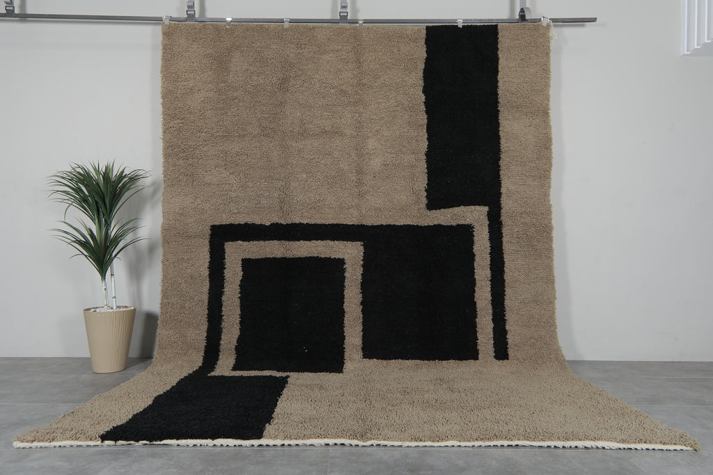 Hand-knotted Moroccan rug - Custom rug - Wool rug