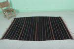 Square handwoven moroccan berber rug - 4 FT X 5.7