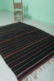 Square handwoven moroccan berber rug - 4 FT X 5.7