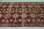 Vintage Red Moroccan Berber Rug | 5.2 FT × 8.6 FT