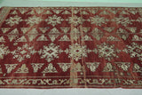 Vintage Red Moroccan Berber Rug | 5.2 FT × 8.6 FT