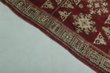 Vintage Red Moroccan Berber Rug | 5.2 FT × 8.6 FT