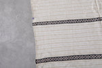 Handwoven Moroccan Berber Wedding Blanket – 3.7 x 6.2 Feet