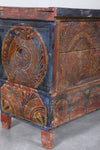 Vintage Moroccan chest H 23.2 inches x W 51.1 inches x D 13.7 inches