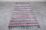 Runner Vintage Boucherouite Carpet 3.8 pies x 9 pies