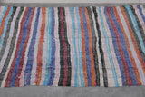 Colorful Vintage Boucherouite Runner Carpet – 3.8 x 9 FT