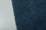 Deep Blue Moroccan Wool Rug 6 FT X 8.7 FT - Plush Handwoven Elegance