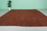 Large Moroccan Beni Ourain Rug – 9 x 10.9 ft | Handmade Terracotta Wool Carpet