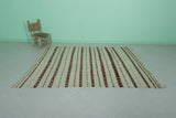 Woven Moroccan rug 5 FT X 7.1 FT