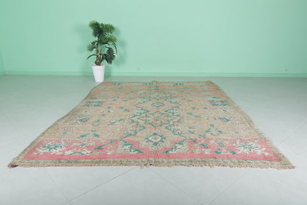 Berber handmade square Moroccan rug | 7.1 FT X 9 FT