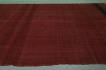 Red Moroccan berber rug 5.8 FT x 14.2 FT