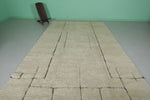 Handwoven Moroccan wool rug 8ft x 13.7ft