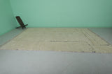 Handwoven Moroccan wool rug 8ft x 13.7ft