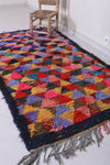 Moroccan berber rug 3.6 X 6.9 Feet