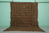 Moroccan Rug 8 X 10 Feet - Earthy Brown with Geometric Patterns