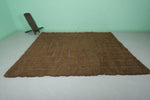 Moroccan Rug 8 X 10 Feet - Earthy Brown with Geometric Patterns