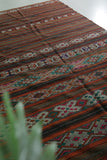 Handwoven Large Moroccan Rug – 5.6 FT X 10.9 FT | Vibrant Striped Design