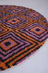 Vibrant Moroccan Round Rug - Custom Handmade Design