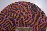 Vibrant Moroccan Round Rug - Custom Handmade Design