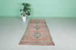 Berber Moroccan Runner Carpet | Handmade 3.4 FT X 8 FT