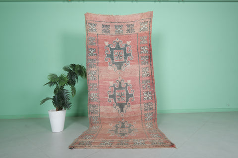 Berber Moroccan Runner Carpet | Handmade 3.4 FT X 8 FT