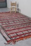 Vintage Berber kilim 5.3 FT X 9.9 FT