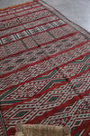 Vintage Berber kilim 5.3 FT X 9.9 FT