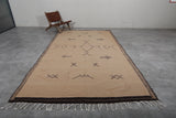 6.7 x 11.9 FT Moroccan Wool Rug - Handwoven with Geometric Symbols