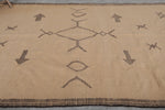 6.7 x 11.9 FT Moroccan Wool Rug - Handwoven with Geometric Symbols