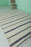 Flatwoven Moroccan Berber Carpet - 4.6 FT X 7.6 FT