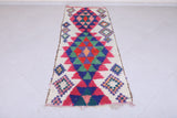 Moroccan berber rug 2.6 X 7.4 Feet