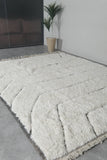 Handwoven Moroccan berber rug - Custom rug - wool rug