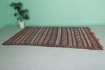 Authentic Berber Kilim Rug – 5.4 FT X 9.4 FT | Handwoven Moroccan Carpet