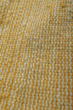 Moroccan Rug – Vibrant Yellow with Minimalist Weave | 3.4 FT x 5.3 FT